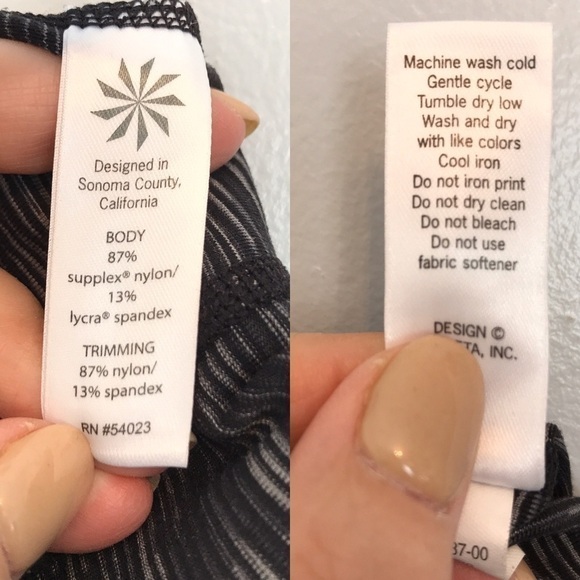 Athleta Mind Over Mat Mesh Ankle Crop Leggings XS - Picture 8 of 8